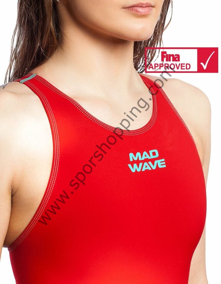 Mad Wave FINA Onaylı Kadın Yarış Mayosu Open Back MW