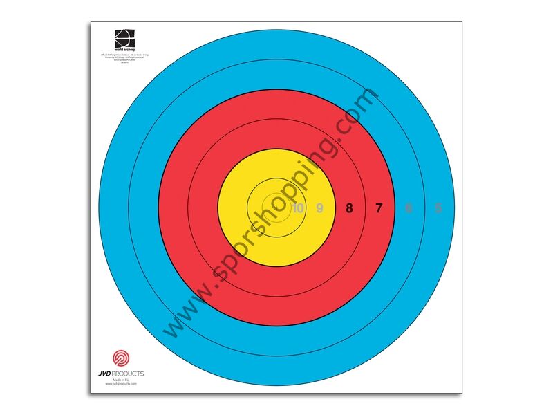 JVD HEDEF KAĞIDI FITA 80 CM CENTRE 6-RING