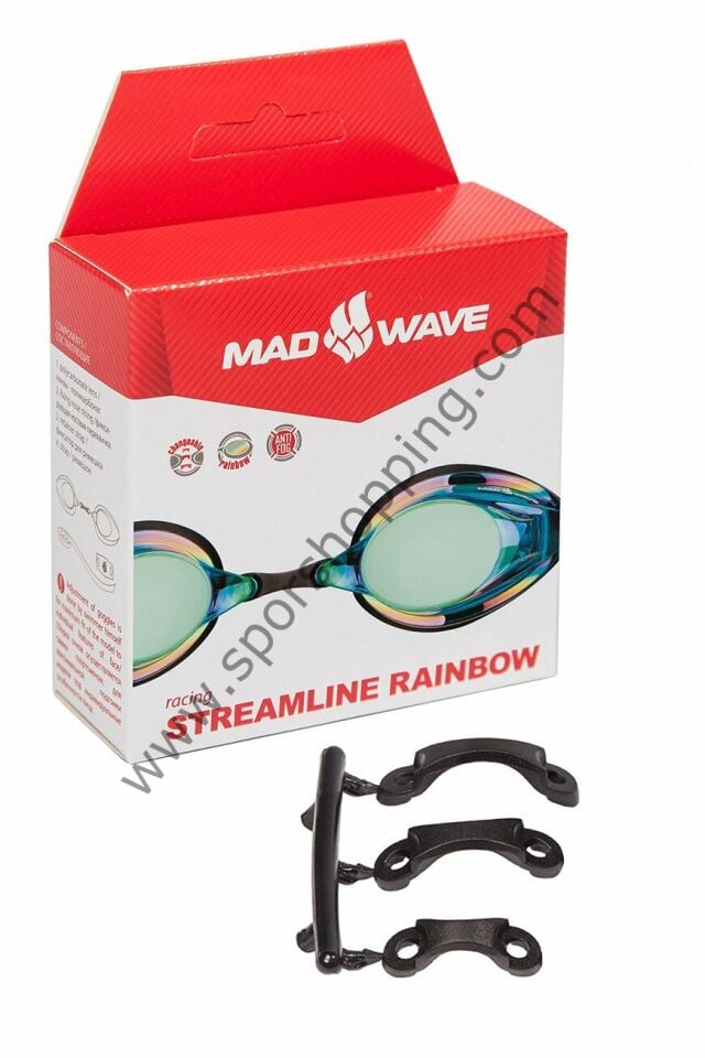 Mad Wave Streamline Yarış Gözlüğü Mavi Rainbow