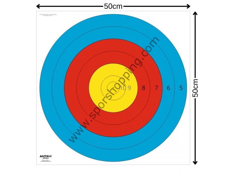 MONK HEDEF KAGIDI 80 CM 6 HALKA