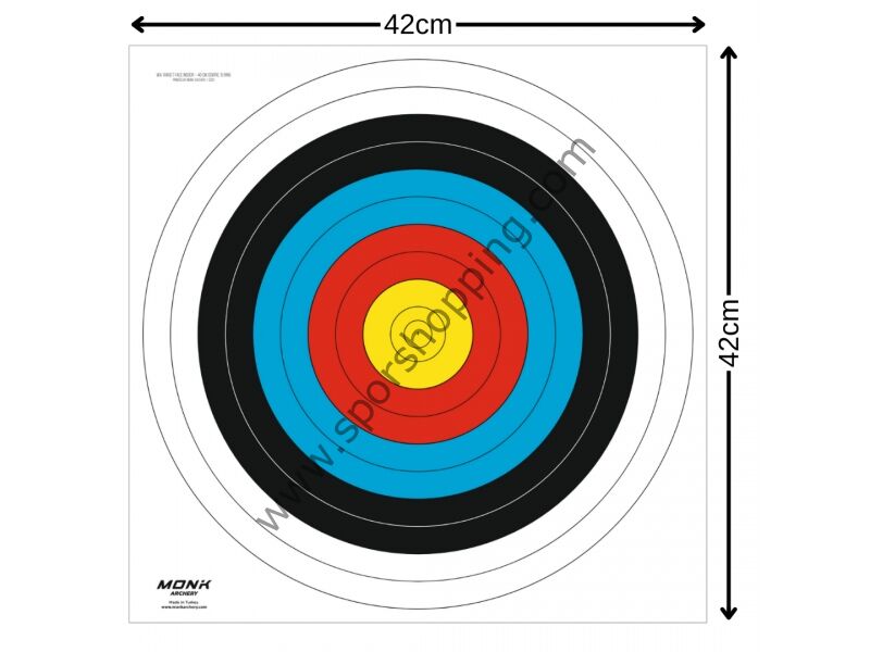 MONK HEDEF KAGIDI 40 CM 10 HALKA